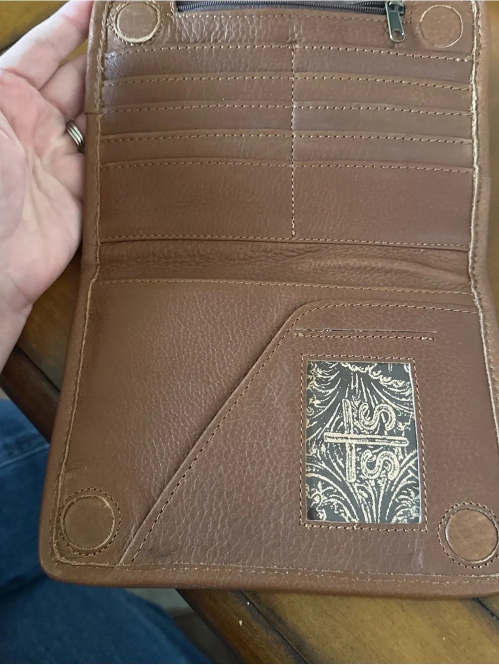 STS Durango Serape Magnetic Wallet (STS-35032)  Leather Cotton